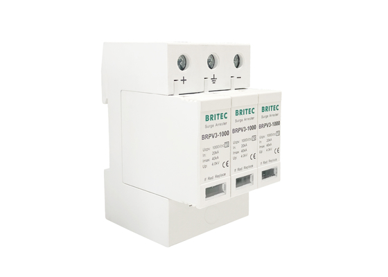 1000V κατηγορία ΙΙ ηλιακή PV καλύπτρα κύματος καλυπτρών ΣΥΝΕΧΟΥΣ αστραπής