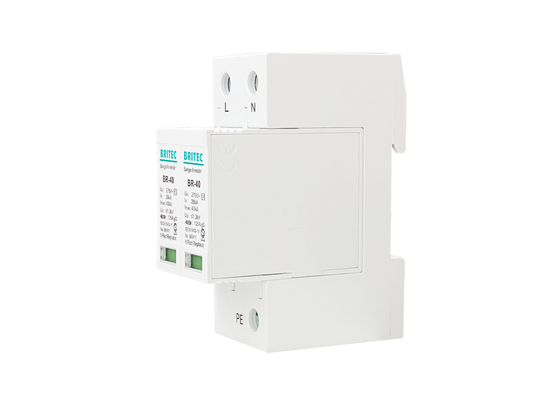 Κατηγορία ΙΙ καλυπτρών αστραπής προστασία κύματος ραγών Imax 40kA 2P 20-40kA DIN άνω του SPD τάσης