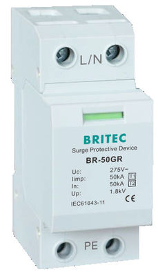 BRITEC BR-50GR 1P 50kA Συσκευή προστασίας από υπερβολική τάση
