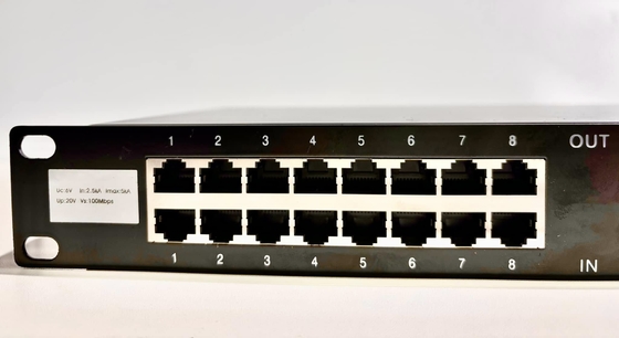 BRRJ45L-4LR Συγκρατητής υπερβολικής έντασης σήματος προστασία από κεραυνό στο δίκτυο Διαδικτύου