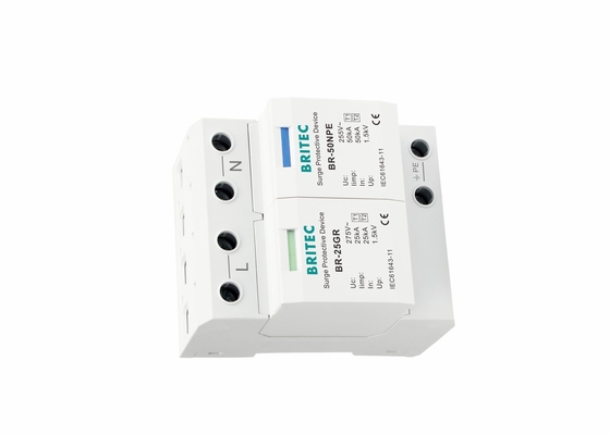 25kA τύπος ενιαίας φάσης - 1 συσκευή BR-25GR 1P+N προστασίας κύματος