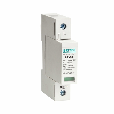 BR385-60 3P SPD κλάσης II 60kA Τύπος 2 Προστασία από υπερχείλιση