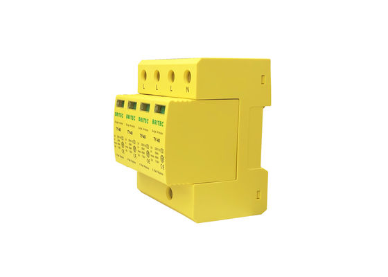 40ka Τεσσάρων Πόλων SPD Pluggable AC Line Surge Protector Arrester