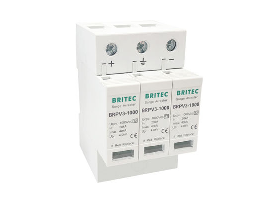 SPD συσκευών προστασίας ΣΥΝΕΧΟΥΣ κύματος προστασίας ενεργειακής αστραπής για το φωτοβολταϊκό σύστημα