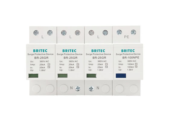 Προστατευτής κεραυνών τύπου 1 Προστατευτική συσκευή υπερέκτασης Συγκρατητής υπερέκτασης