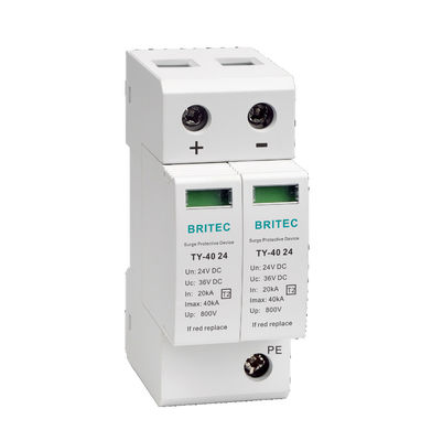 ΤΥ-40 220 DC SPD Προστατευτική συσκευή υπερχείλισης τύπου 2 Ηλιακή υπερχείλιση DC 220V