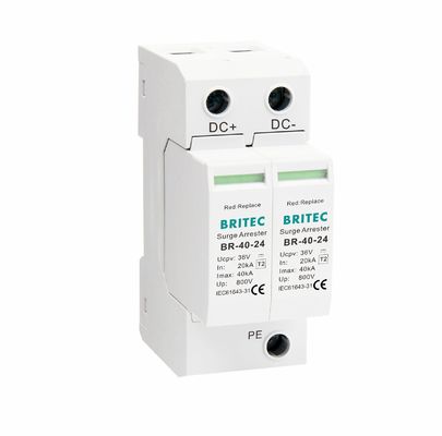 BR-40 48 DC SPD Συσκευή προστασίας από υπερτάσεις Dc Suppressor υπερτάσεων 40kA 48v pv arrester υπερτάσεων