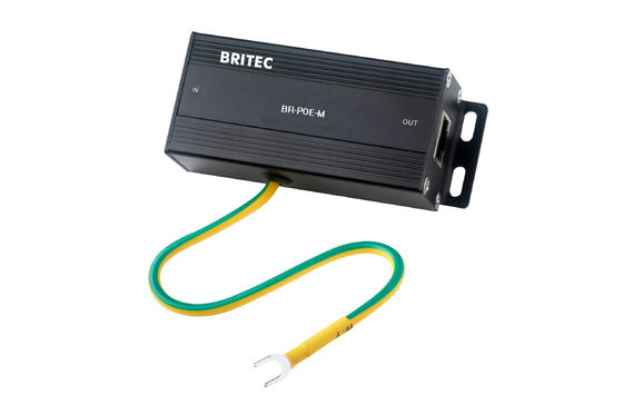 BR-POE-M Σύνδεση Ethernet RJ45 Προστασία από Υπερτάσεις Poe Ethernet Surge Protector Προστασία από Κεραυνούς Δίκτυο POE Gigabit 1000mbps Rj45 Ethernet Εξωτερική Προστασία από Υπερτάσεις Βιομηχανική Δικτυακή Έξοδος Μεταλλικό Κέλυφος