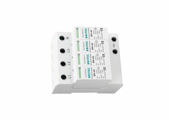 UL94-V0 35mm Din Rail 40ka Τύπος 2 Προστασία από κεραυνό