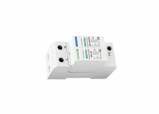 TVSS 150V/275V/320V/385V/440V 40KA Din Σιδηροδρομική ισχύς Προστασία από κεραυνό