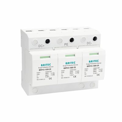BRPV3-1000-20 DC SPD μετατροπέας προστασίας από υπερχείλιση pv συσκευή προστασίας υπερχείλισης υπερχείλισης φίλτρο