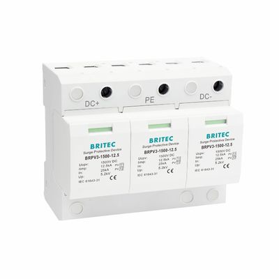 BRPV3-1500-12.5 DC SPD 12.5ka pv υπερεμπόριο 1500V DC SPD υπερεμπόριο προστασίας t1 t2 dc
