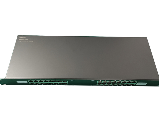 BRRJ45H-16R Προστατευτικό υπέρτασης τηλεπικοινωνιών σήματος 1000M rack mount ethernet surge protection