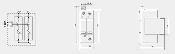 BR-40-24 T2 Συστήμα προστασίας από υπερβολικές τάσεις συνεχούς ρεύματος 24v SPD Συστήμα ρεύματος υπερβολικές τάσεις din σιδηροδρομική προστασία από υπερβολικές τάσεις αστραπών spd φίλτρο