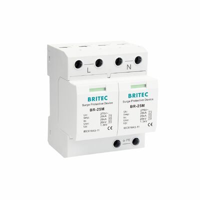 BR-25M 320 3+1 Προστατευτική συσκευή υπερεκτάσεων Συστήματα προστασίας από ηλεκτρικές υπερεκτάσεις Προστατευτική συσκευή προστασίας SPD Βιομηχανικός κατασταλτής υπερεκτάσεων