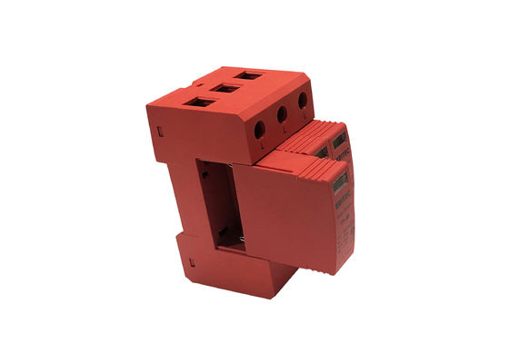 Τύπος - κατηγορία ΙΙ 2 τριφασική 3 Πολωνών Arrester 40kA 320V προστασία φωτισμού κύματος