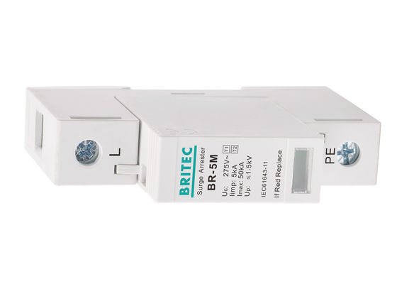 Arrester ανασχετικό μέσο κύματος κύματος ισχύος χαμηλής τάσης 5kA εναλλασσόμενου ρεύματος SPD 275V