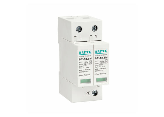 320V μακρά ζωή SPD εναλλασσόμενο ρεύμα καλυπτρών αστραπής κύματος δύναμης προστάτη κύματος 2p