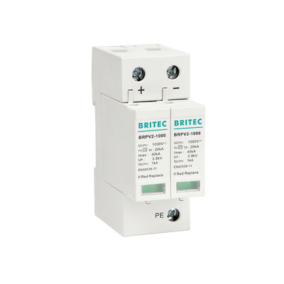 BRPV3-1000 1000V 40kA 3P DC Ηλιακή ΦΩΤΙΚΗ Προστατευτική συσκευή για την προστασία από υπερτάσεις Συγκρατητής υπερτάσεων Καταστολέας κεραυνών Συγκρατητής υπερτάσεων ηλιακών