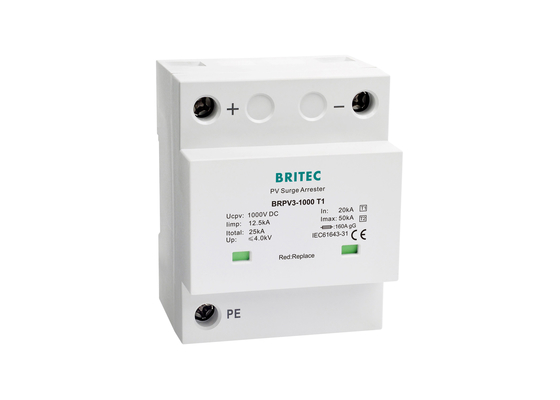 BRPV3 T1 Φωτοβολταϊκός δέκτης ηλεκτρικής τάσης 10 / 350 μs Φωτοβολταϊκό ρεύμα