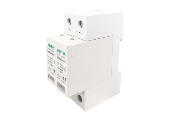 600V DC 20-40kA PV προστασία από κεραυνό υπερβολικής πίεσης για ηλιακά συστήματα