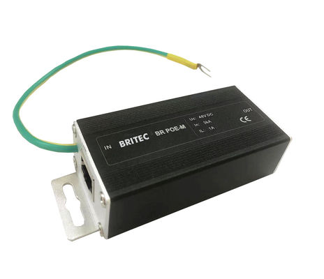 BR-POE-M POE κάμερα Σημείο Surge Arrestor Δίκτυο Surge Protector rj45 προστασία από υπερεκτάσεις Poe αστραπή