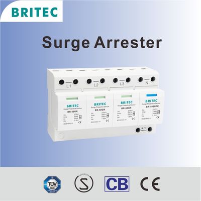 BR-50GR 3+1 Προστατευτική συσκευή υπερεκτάσεων spd υπερεκτάσεων ac τύπου 1 προστατευτική συσκευή κεραυνών τύπου 1 2 spd